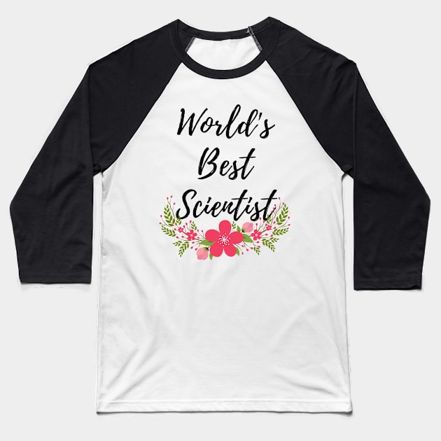 Scientist Baseball T-Shirt by Mdath